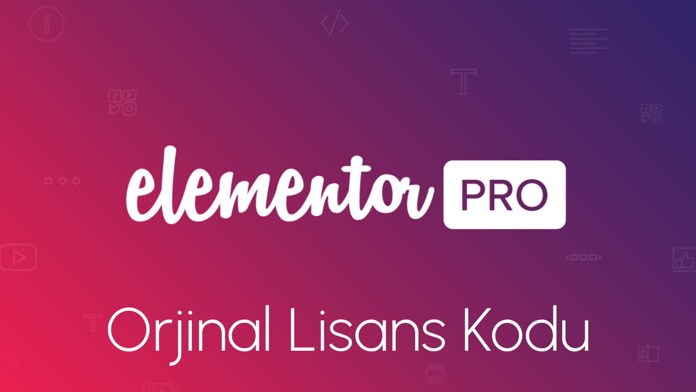 elementor pro lisans satın al